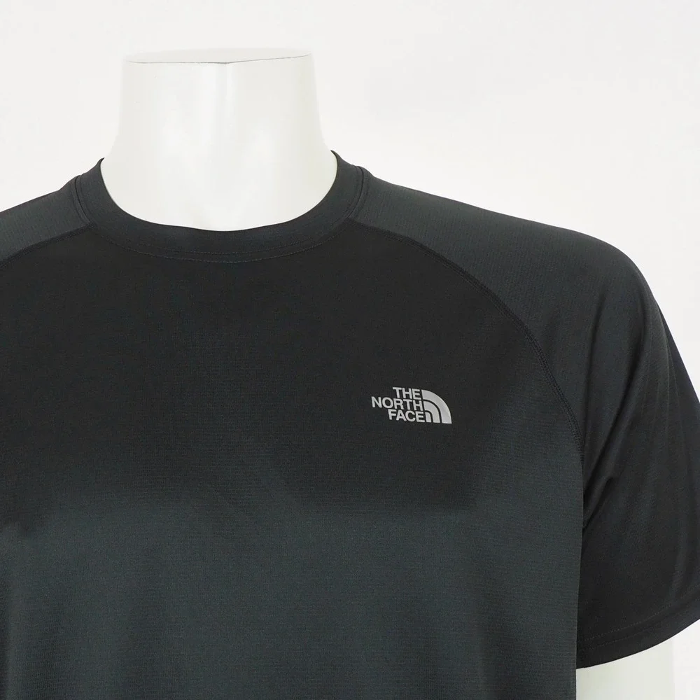 New The North Face VaporWick Training Tee Shirt Mens Large Black Gym Running